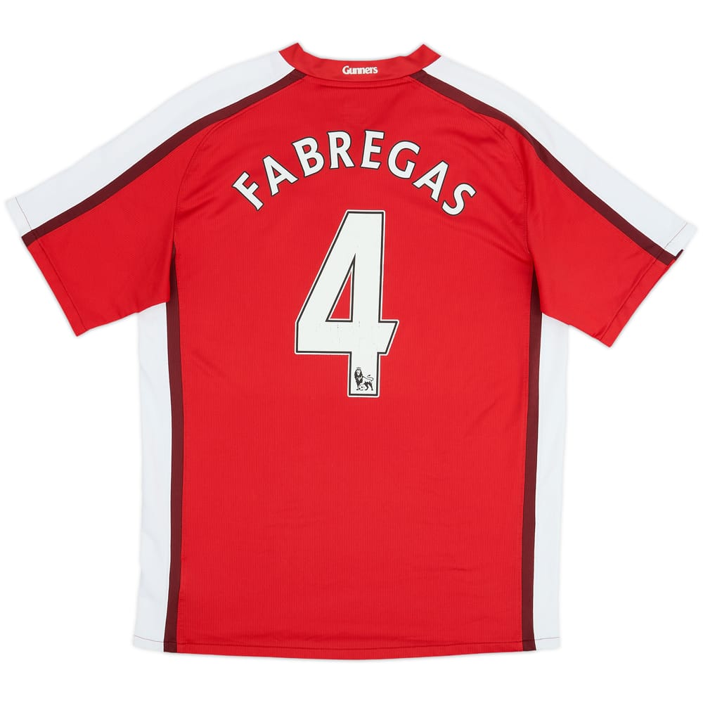 2008-10 Arsenal Home Shirt Fabregas #4 - 6/10 - (M)