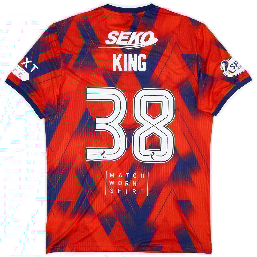2023-24 Rangers Match Issue Fourth Shirt King #38