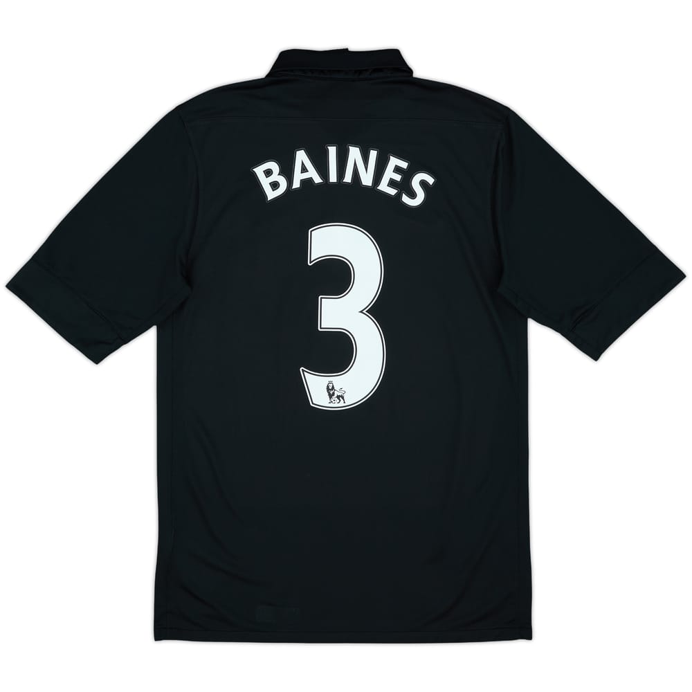 2012-13 Everton Away Shirt Baines #3 - 10/10 - (S)