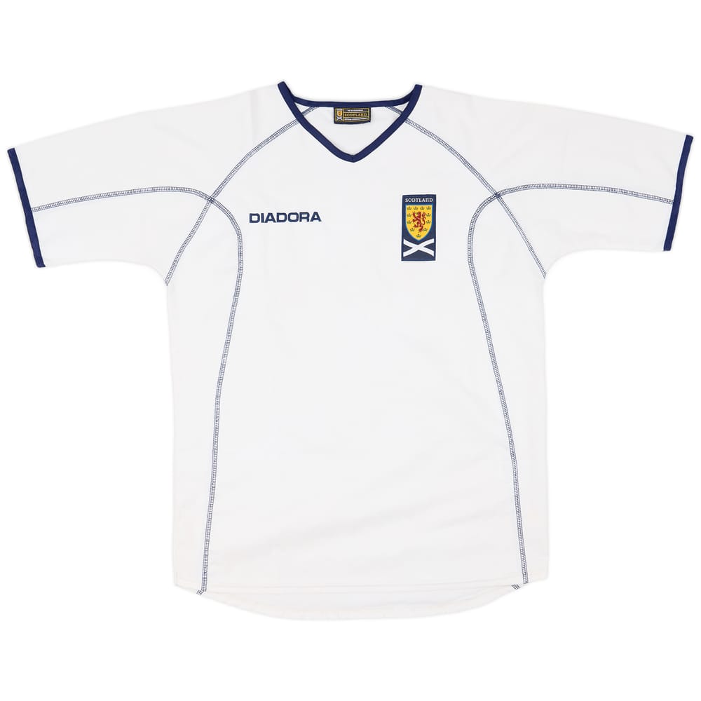 2003-05 Scotland Diadora Training Shirt - 8/10 - (M)