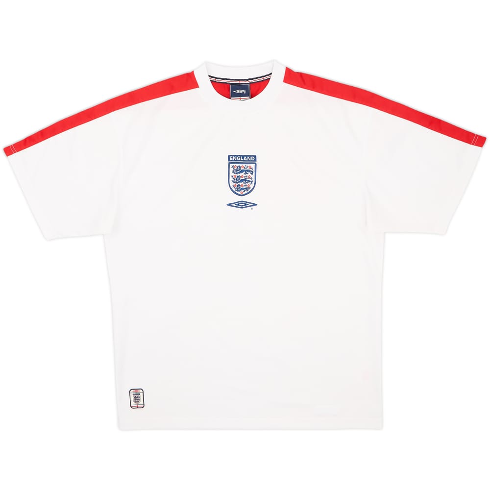 2002-03 England Umbro Training Shirt - 8/10 - (XL)