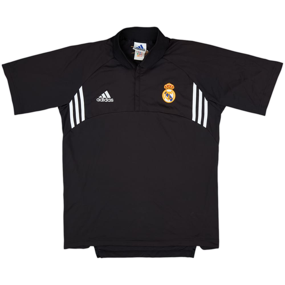 2002-03 Real Madrid Centenary adidas 1/4 Zip Polo Shirt - 8/10 - (M)