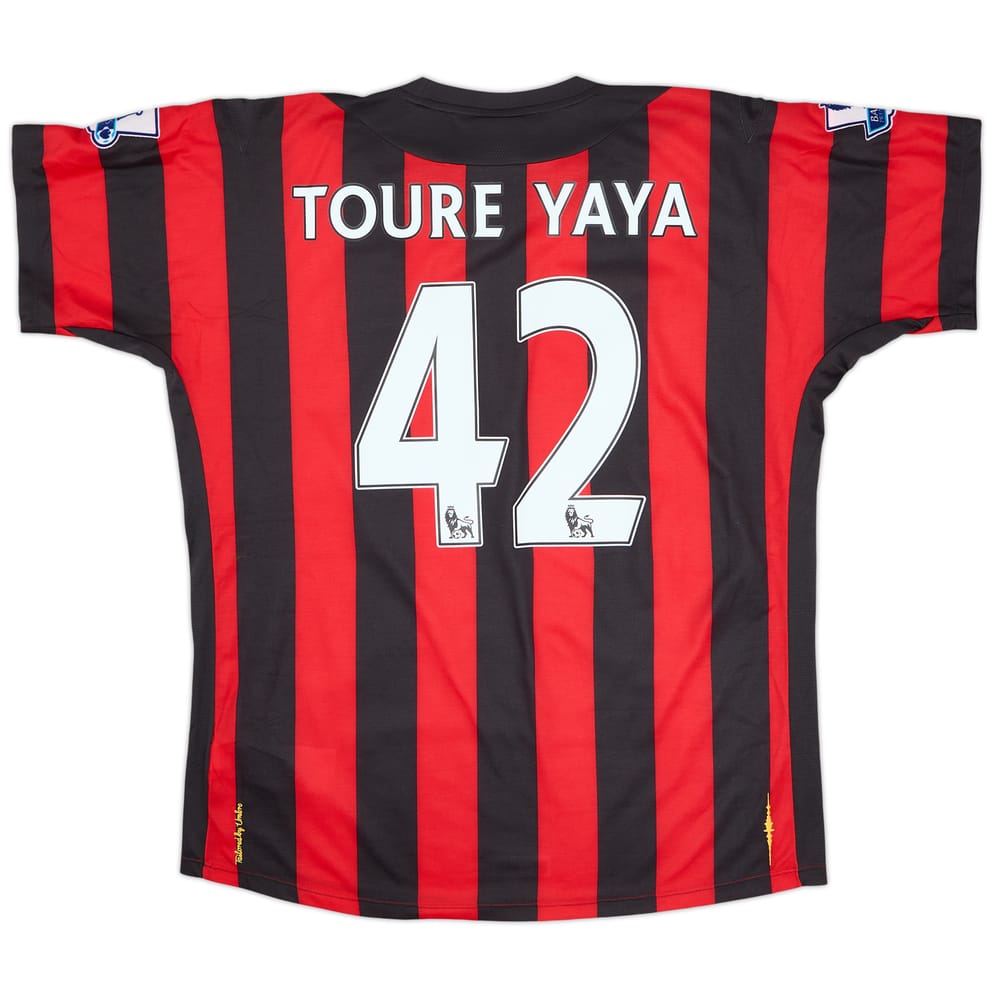 2011-12 Manchester City Away Shirt Toure Yaya #42 (L)
