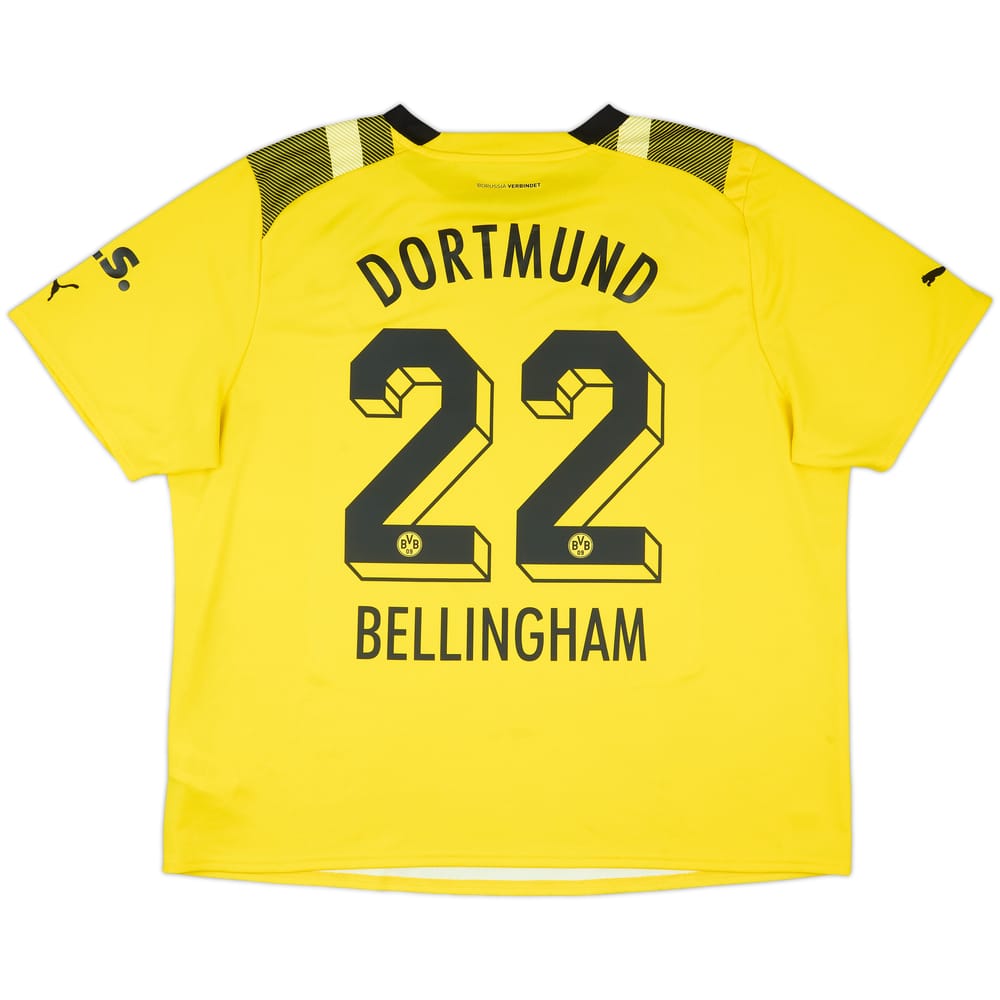 2022-23 Dortmund European Home Shirt Bellingham #22 - 8/10 - (3XL)