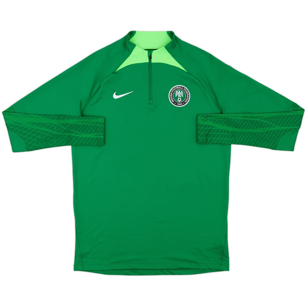 2022-23 Nigeria Nike 1/4 Zip Training Top - 10/10 - (M)