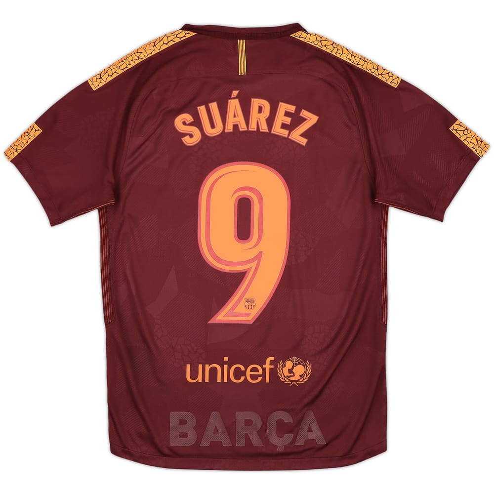 2017-18 Barcelona Third Shirt Suarez #9 - 8/10 - (S)