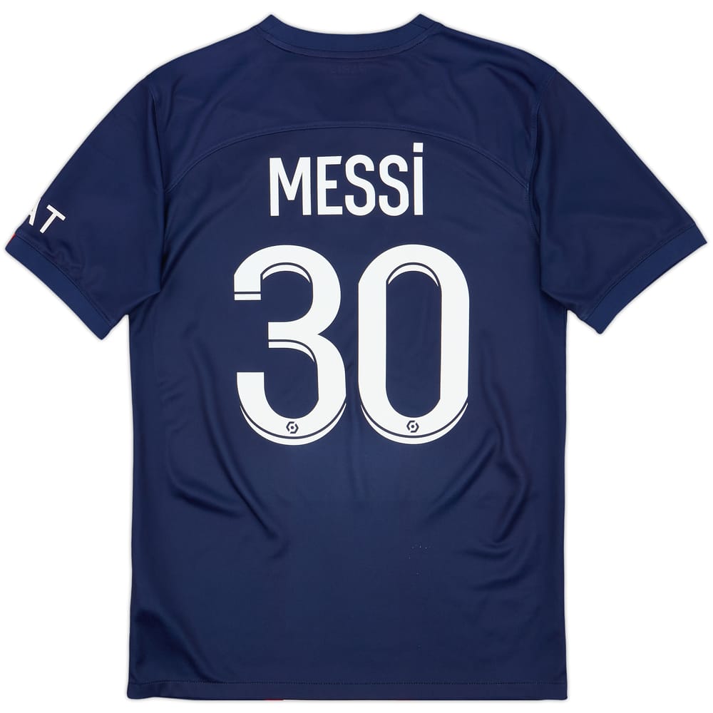 2022-23 Paris Saint-Germain Home Shirt Messi #30 - 8/10 - (M)