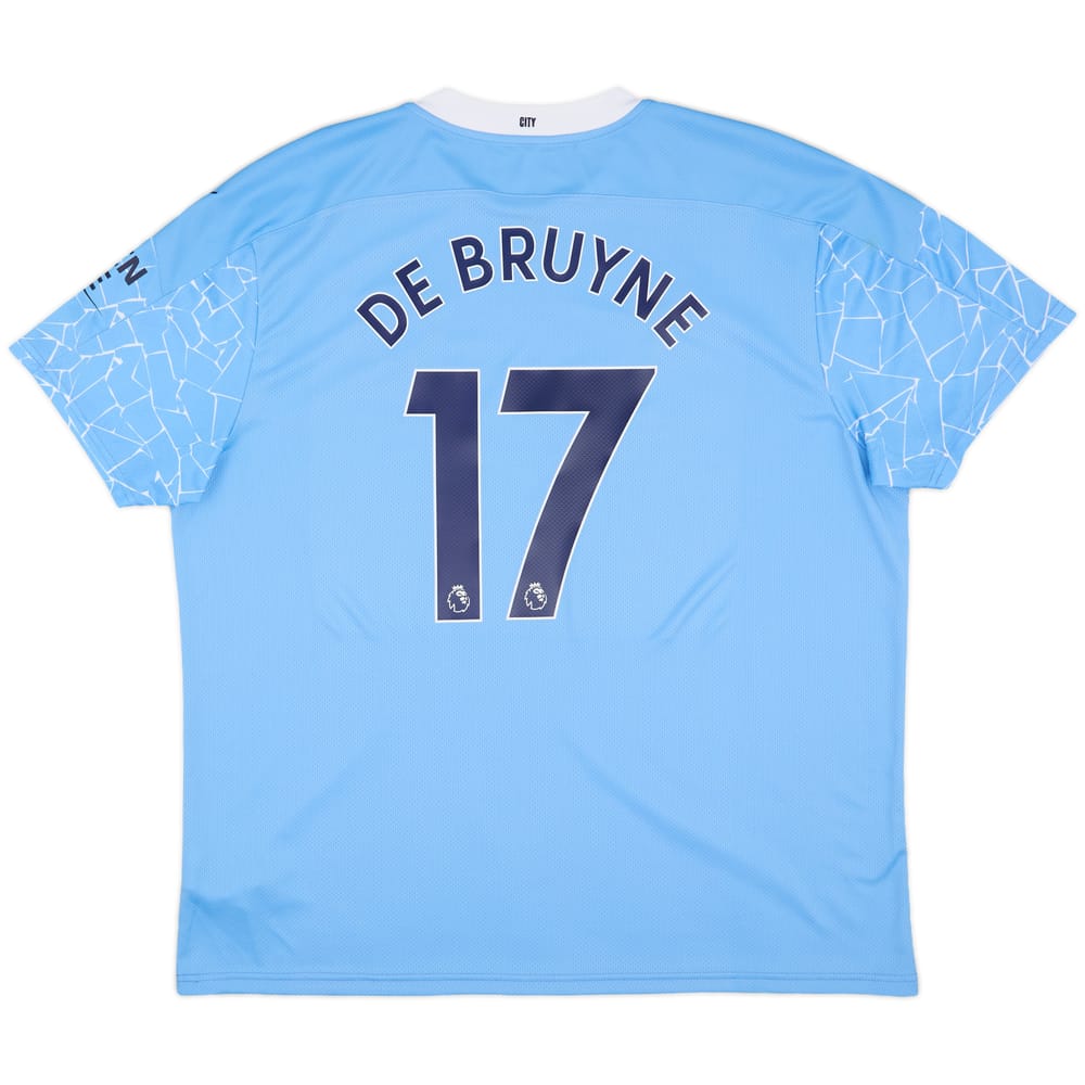 2020-21 Manchester City Home Shirt De Bruyne #17 - 10/10 - (3XL)