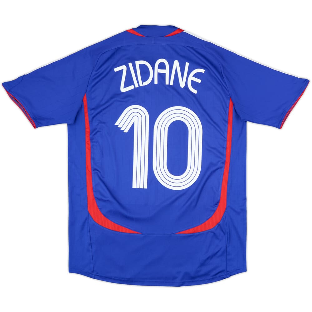 2006-07 France Home Shirt Zidane #10 - 6/10 - (M)