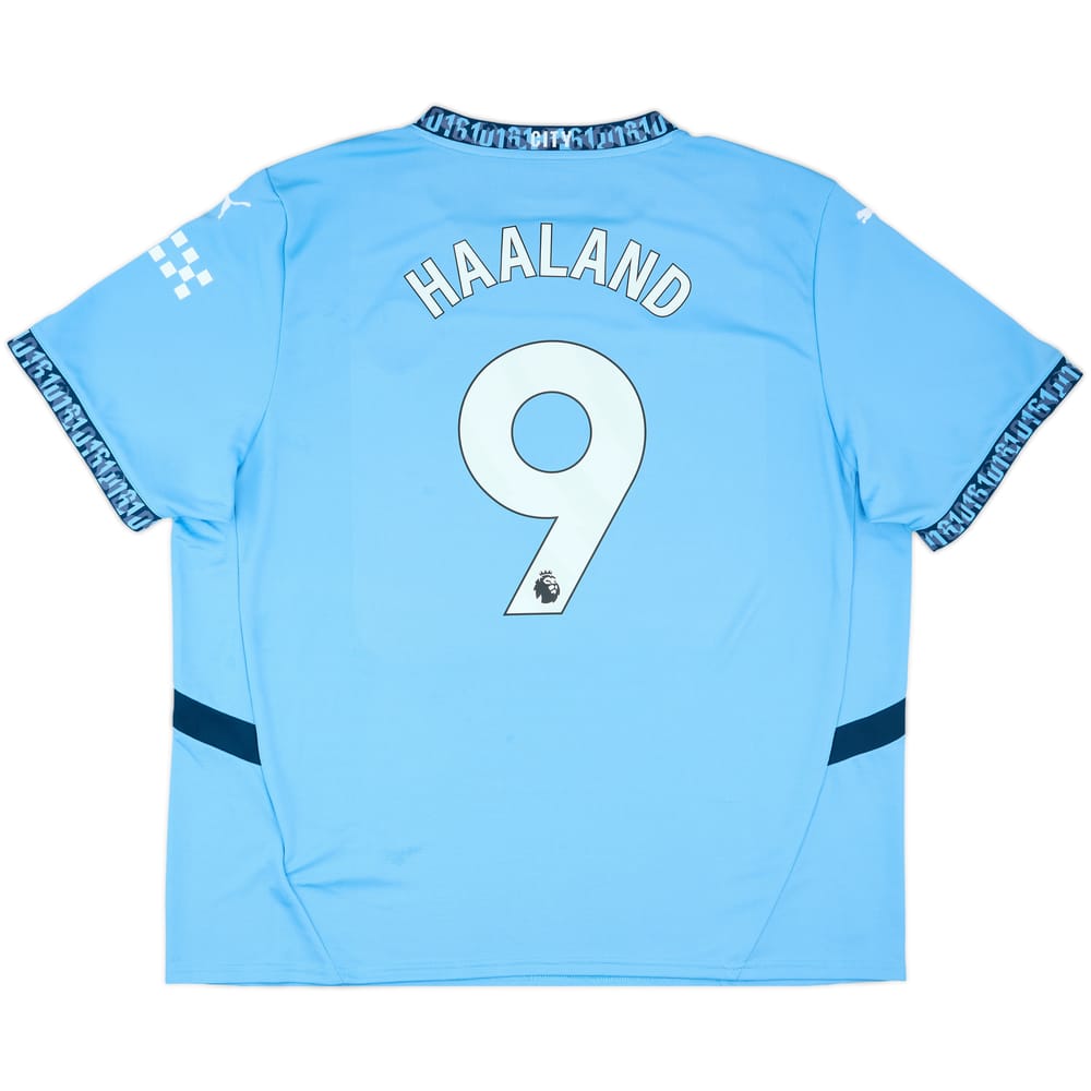 2024-25 Manchester City Home Shirt Haaland #9 - 8/10 - (3XL)