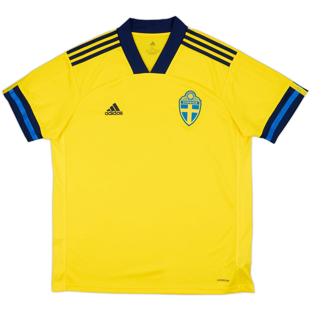 2020-21 Sweden Home Shirt - 7/10 - (XL)