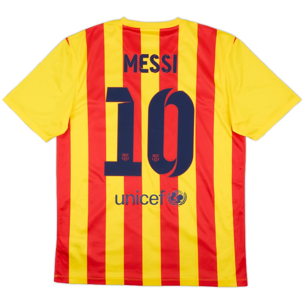 2013-15 Barcelona Basic Away Shirt Messi #10 - 10/10 - (M)