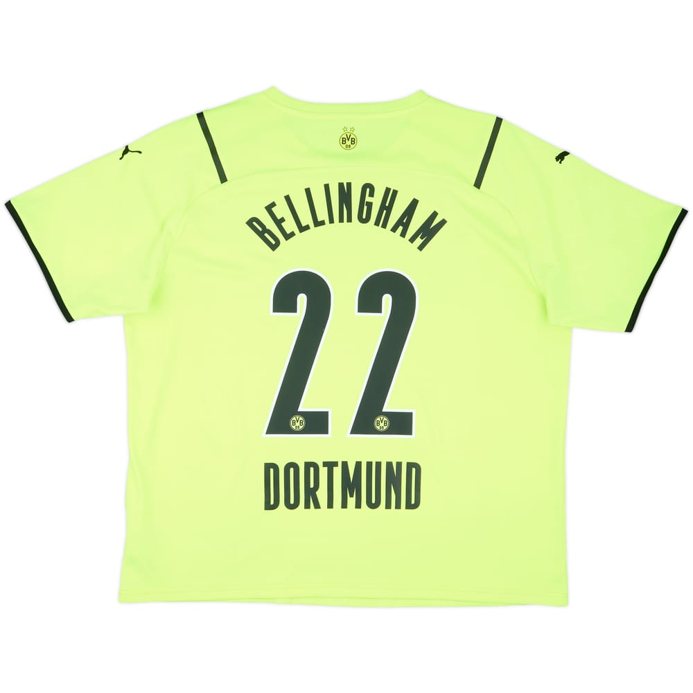 2021-22 Borussia Dortmund European Home Shirt Bellingham #22 - 8/10 - (XXL)