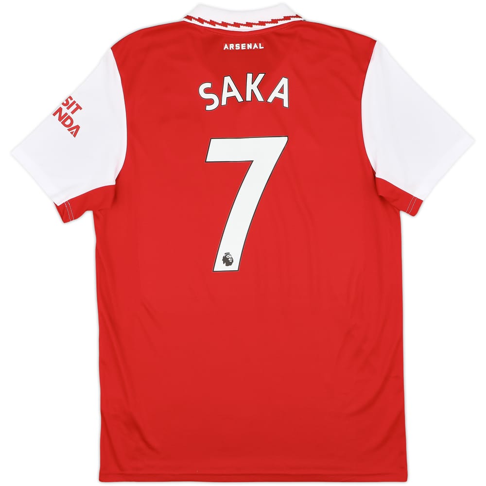 2022-23 Arsenal Home Shirt Saka #7 - 8/10 - (S)