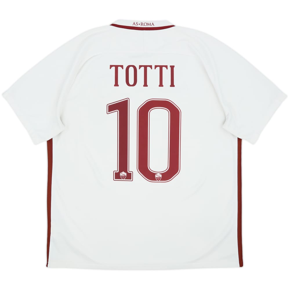 2016-17 Roma Away Shirt Totti #10 - 6/10 - (XL)