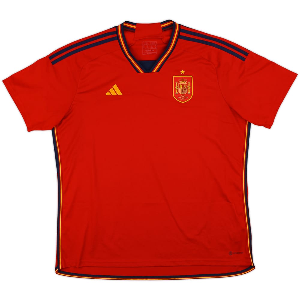 2022-23 Spain Home Shirt - 10/10 - (XXL)