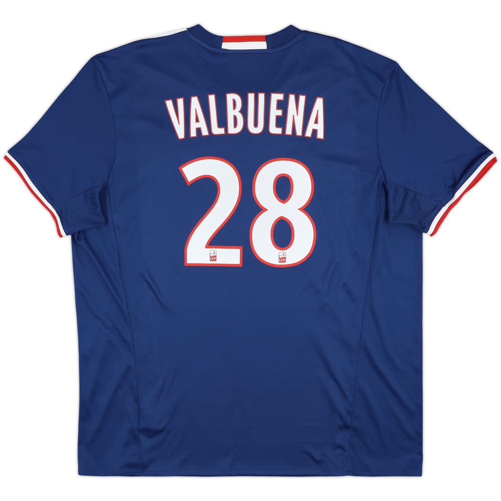 2016-17 Lyon Away Shirt Valbuena #28 - 8/10 - (XXL)