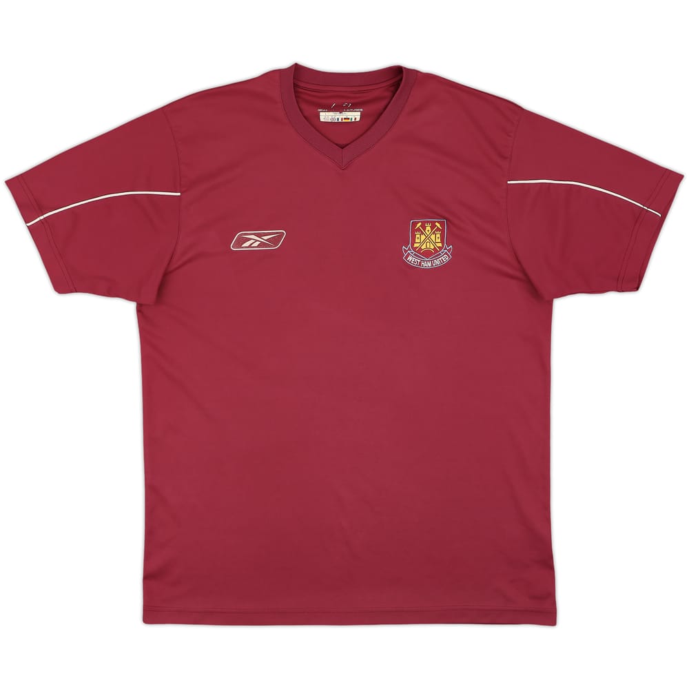 2004-05 West Ham Reebok Training Shirt - 8/10 - (M)