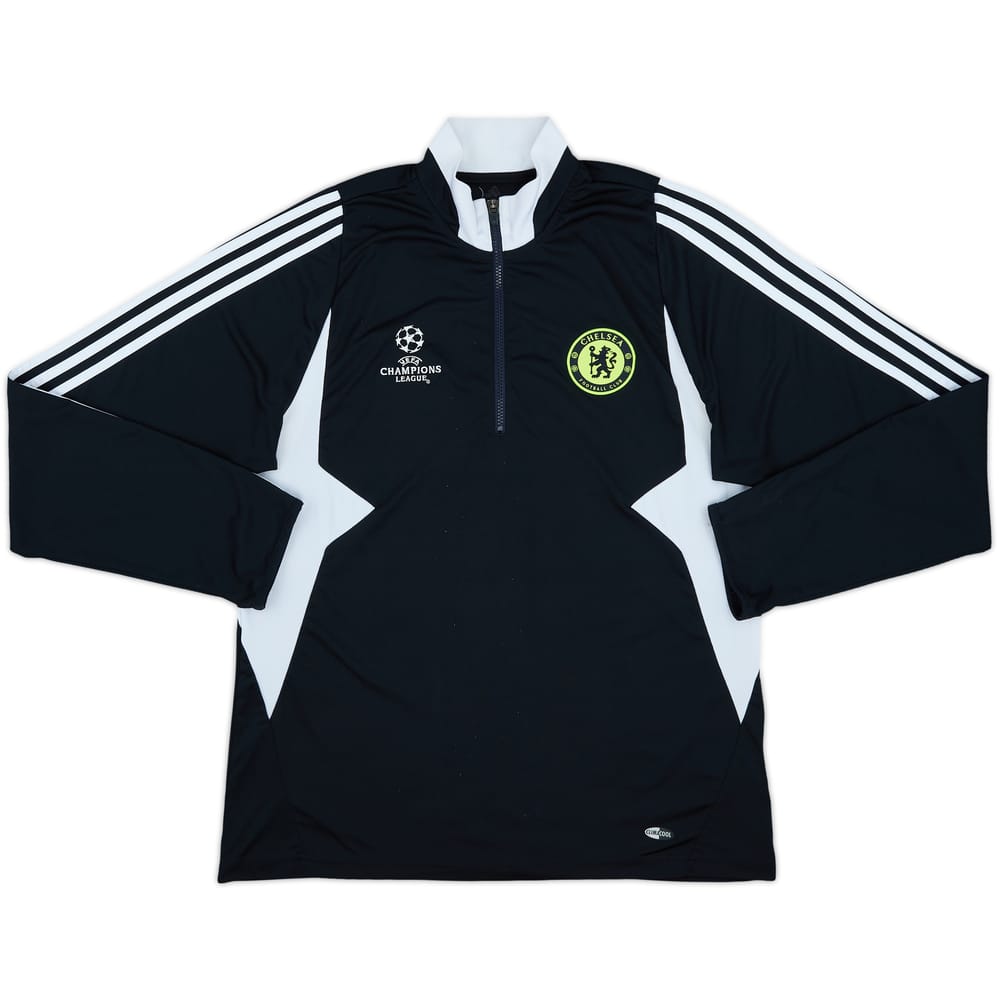 2007-08 Chelsea adidas CL 1/4 Zip Drill Top - 7/10 - (L)
