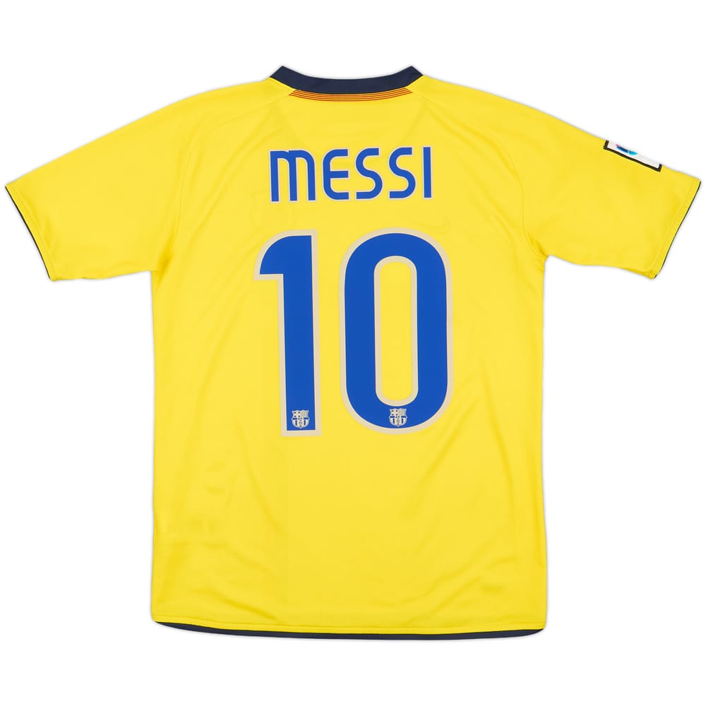 2008-10 Barcelona Away Shirt Messi #10 - 7/10 - (XL.Boys)