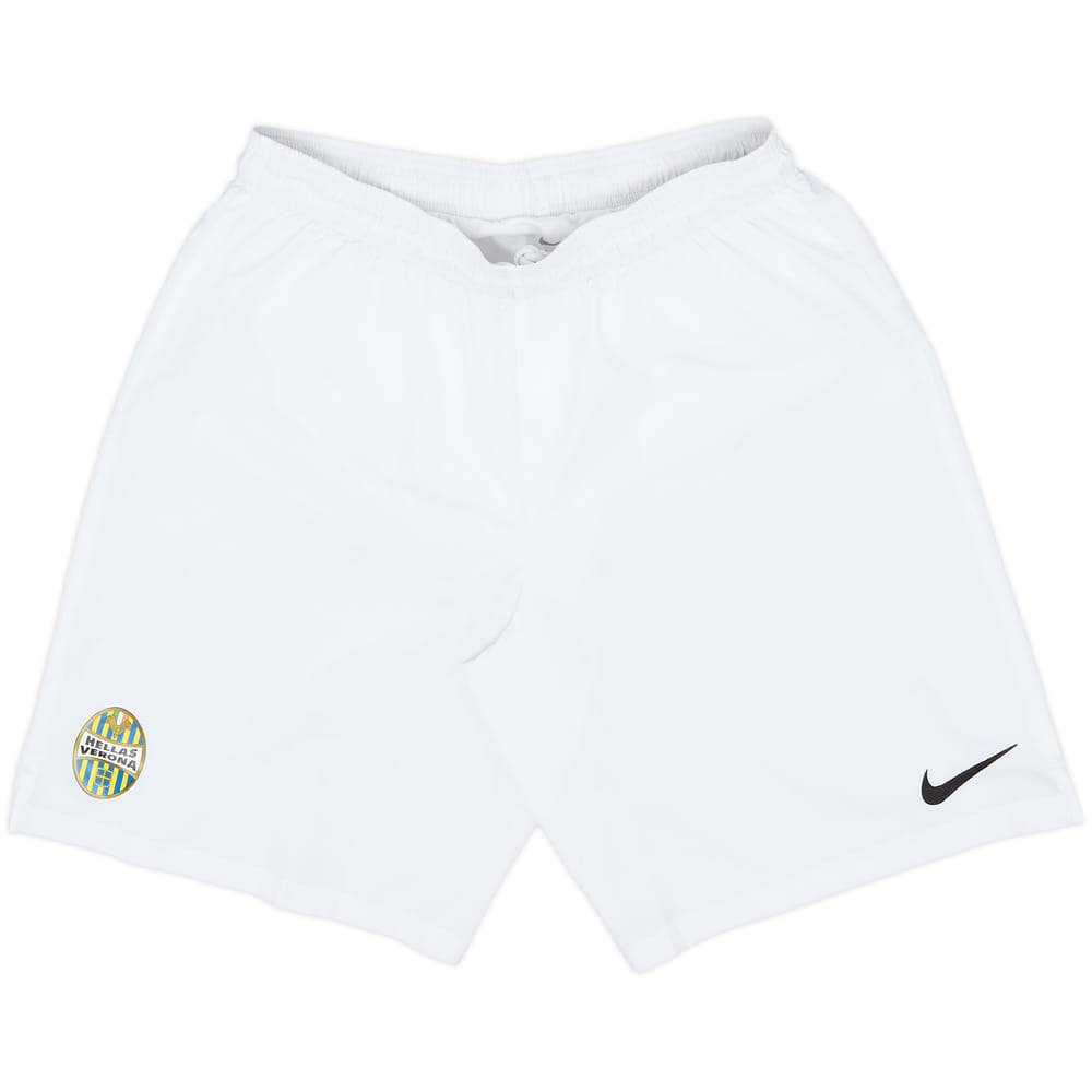 2017-18 Hellas Verona Home Shorts - 7/10 - (L)