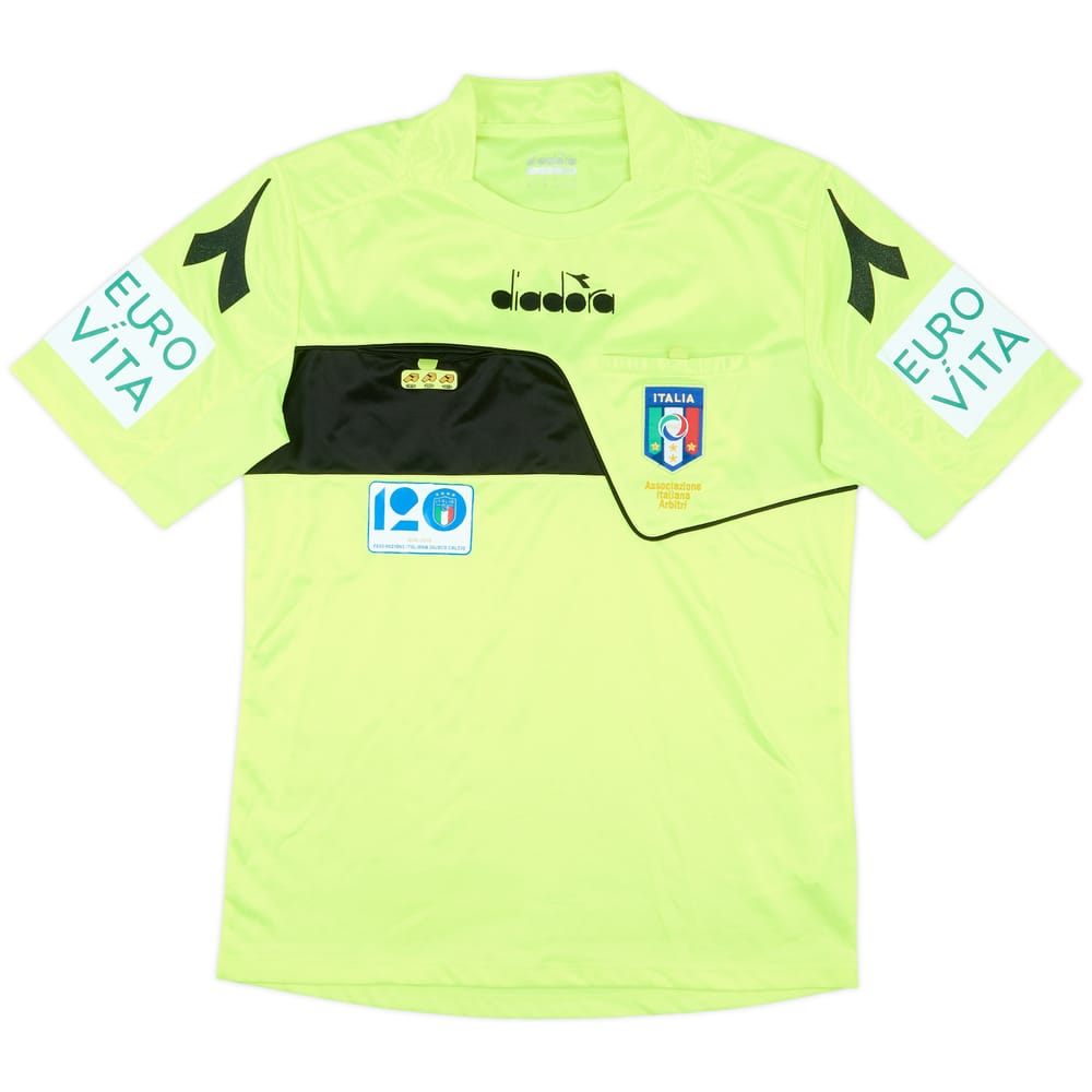 2018-19 Italy Diadora Referee Shirt - 9/10 - (S)