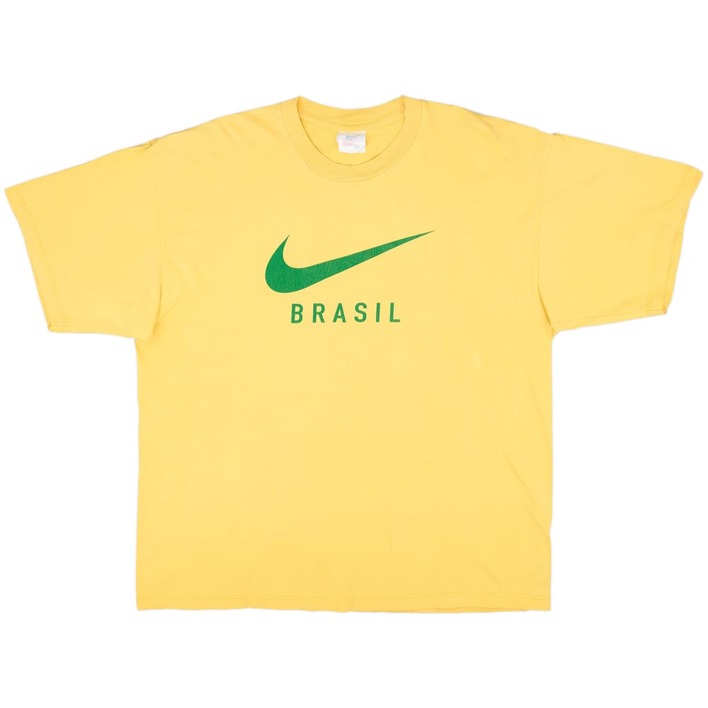 1998 Brazil Nike Graphic Tee - 5/10 - (XXL)