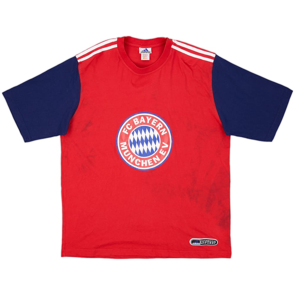1999-00 Bayern Munich adidas Graphic Tee - 5/10 - (XL)