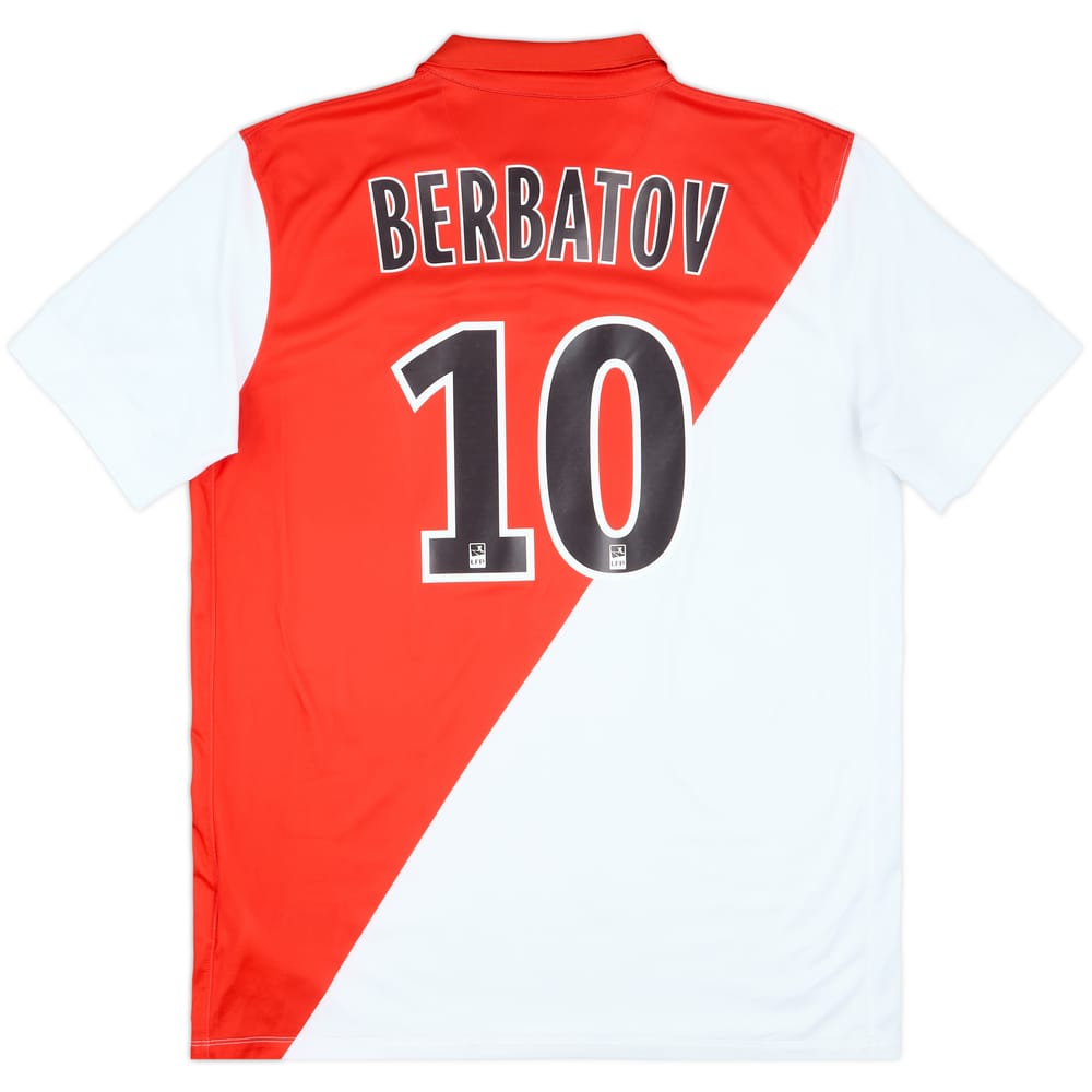 2014-15 Monaco Home Shirt Berbatov #10 - 9/10 - (L)