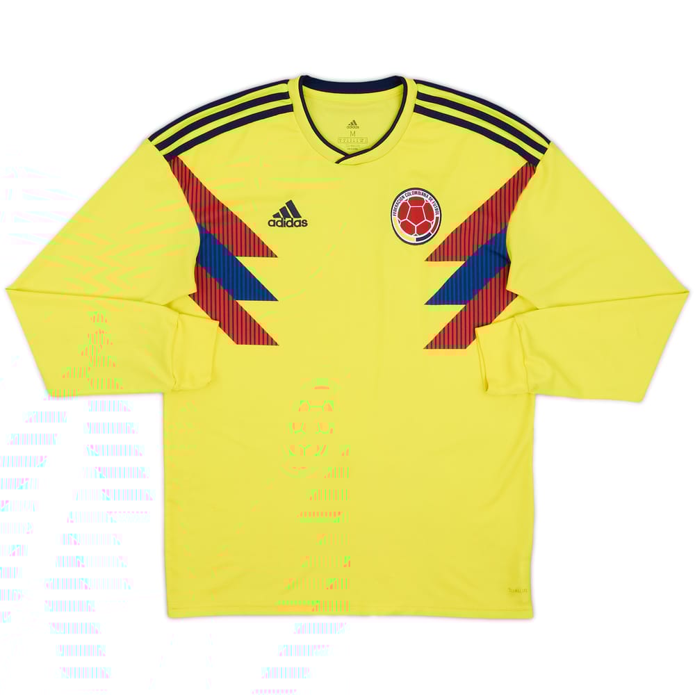 2018-19 Colombia Home L/S Shirt - 6/10 - (M)