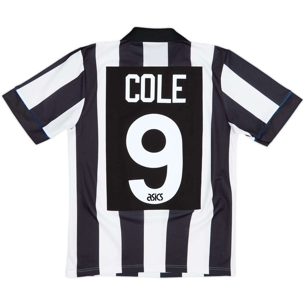 1993-95 Newcastle Home Shirt Cole #9 - 7/10 - (S)