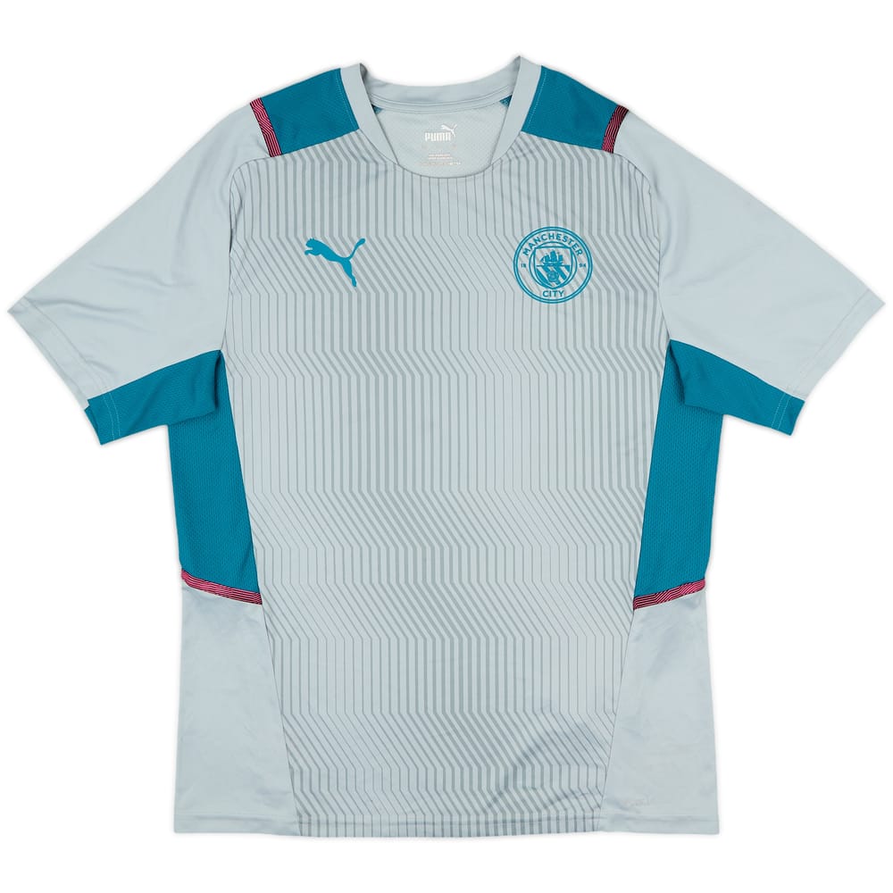 2021-22 Manchester City Puma Training Shirt - 8/10 - (L)