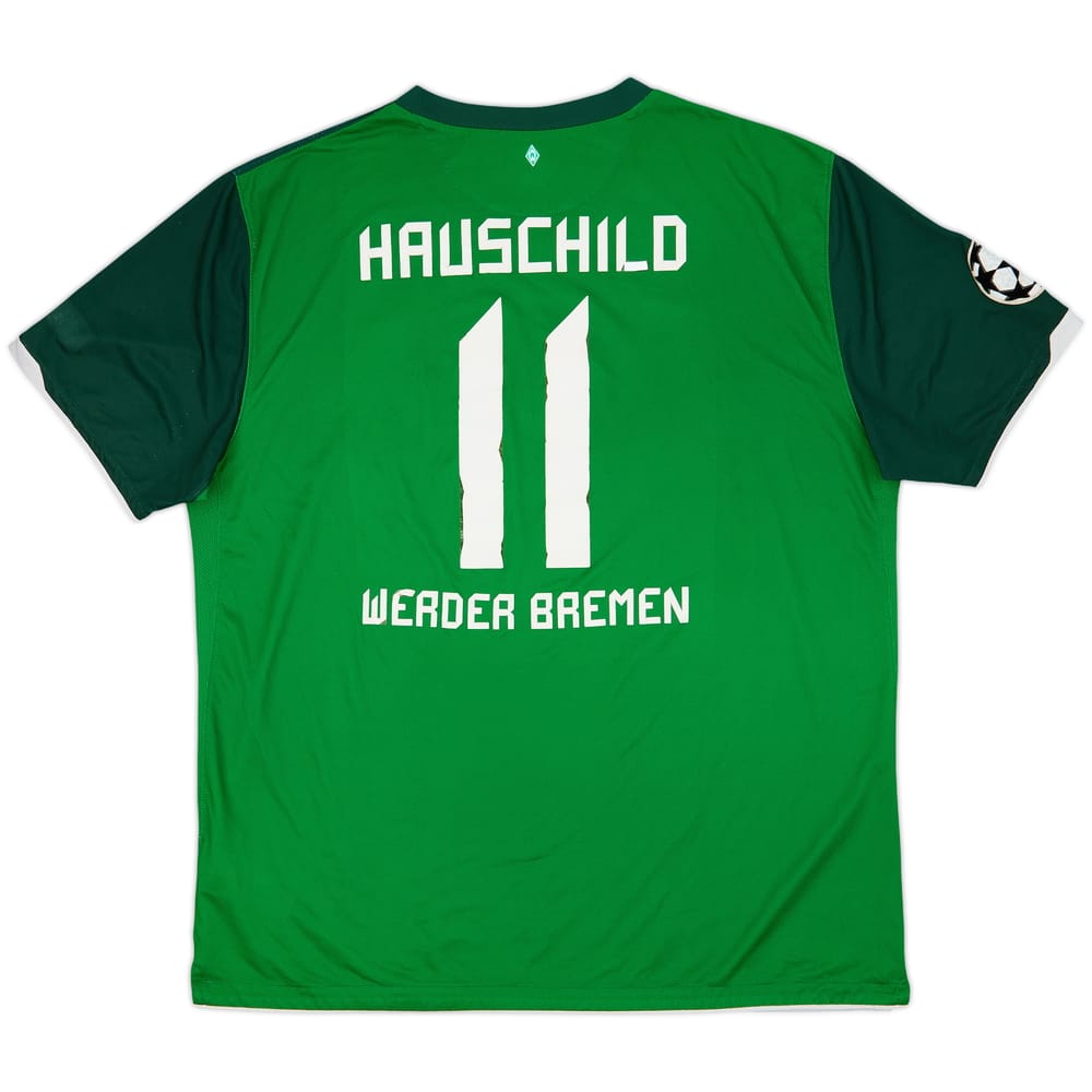 2010-11 Werder Bremen Home Shirt Hauschild #11 - 5/10 - (XXL)
