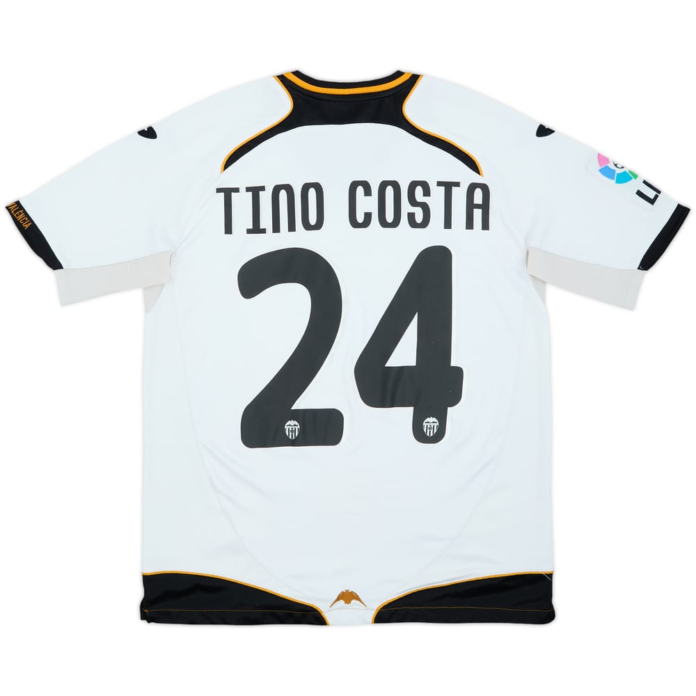 2011-12 Valencia Home Shirt Tino Costa #24 - 7/10 - (M)