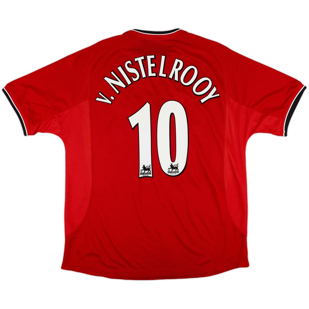 2000-02 Manchester United Home Shirt V.Nistelrooy #10 - 9/10 - (XL)