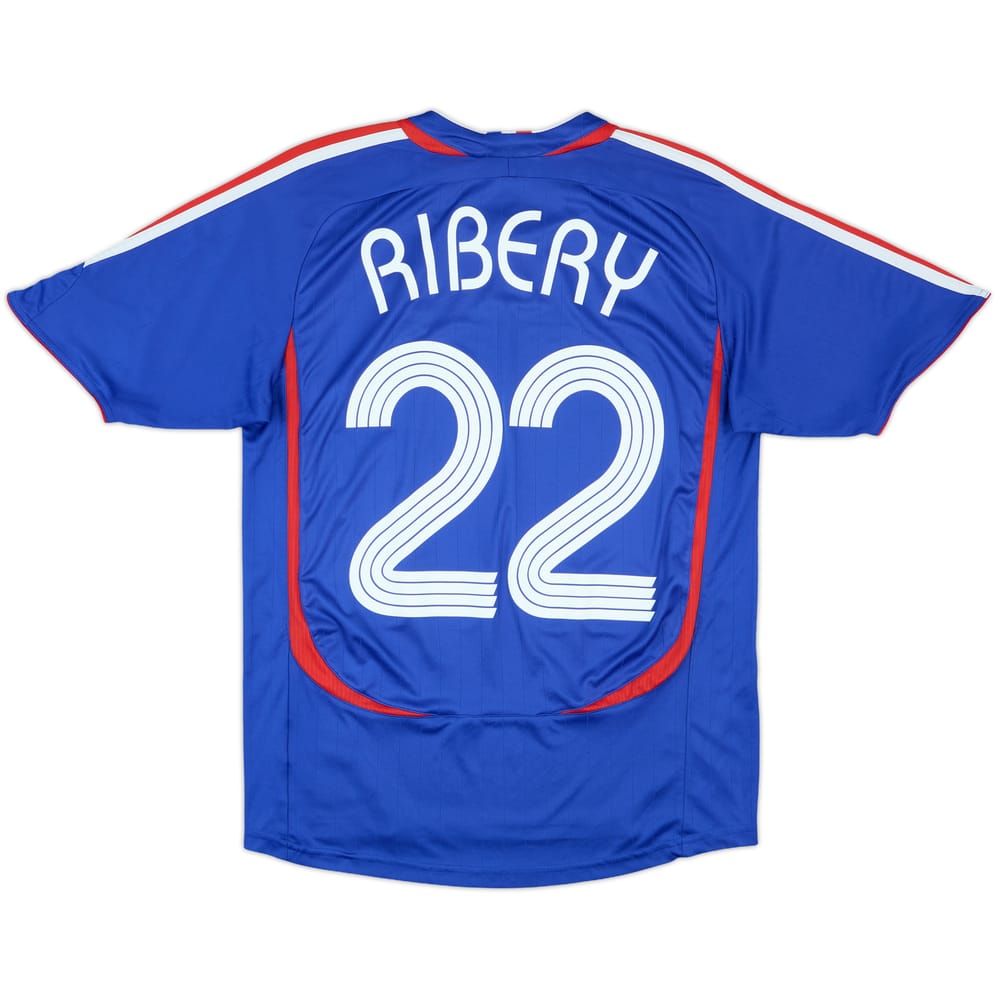 2006-07 France Home Shirt Ribery #22 - 8/10 - (M)