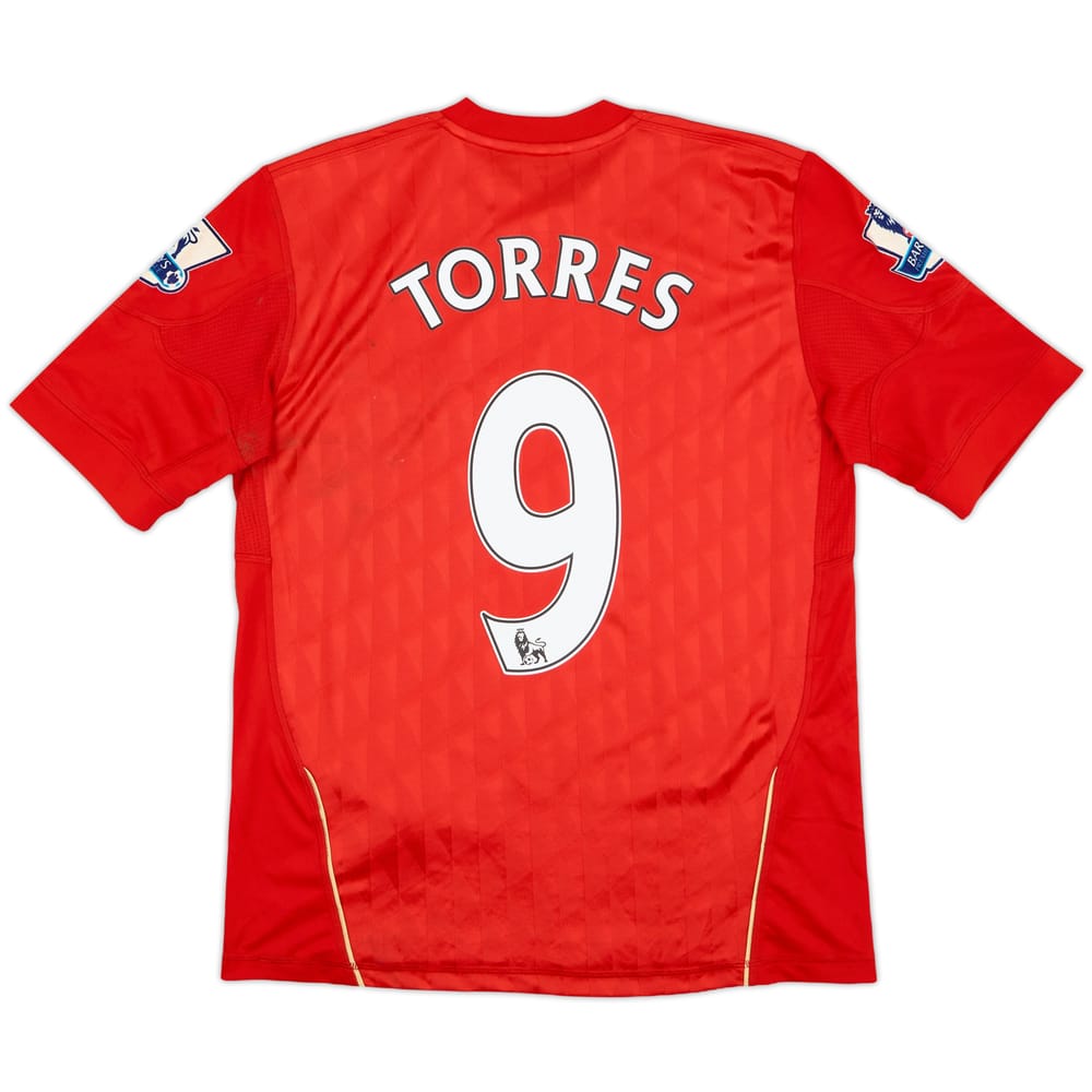 2010-12 Liverpool Home Shirt Torres #9 - 6/10 - (L.Boys)