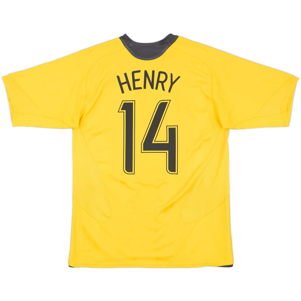 2006-07 Arsenal Away Shirt Henry #14 - 6/10 - (M)