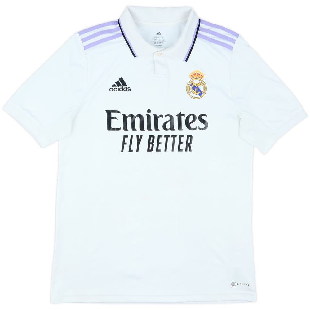 2022-23 Real Madrid Home Shirt - 7/10 - (XL.Boys)