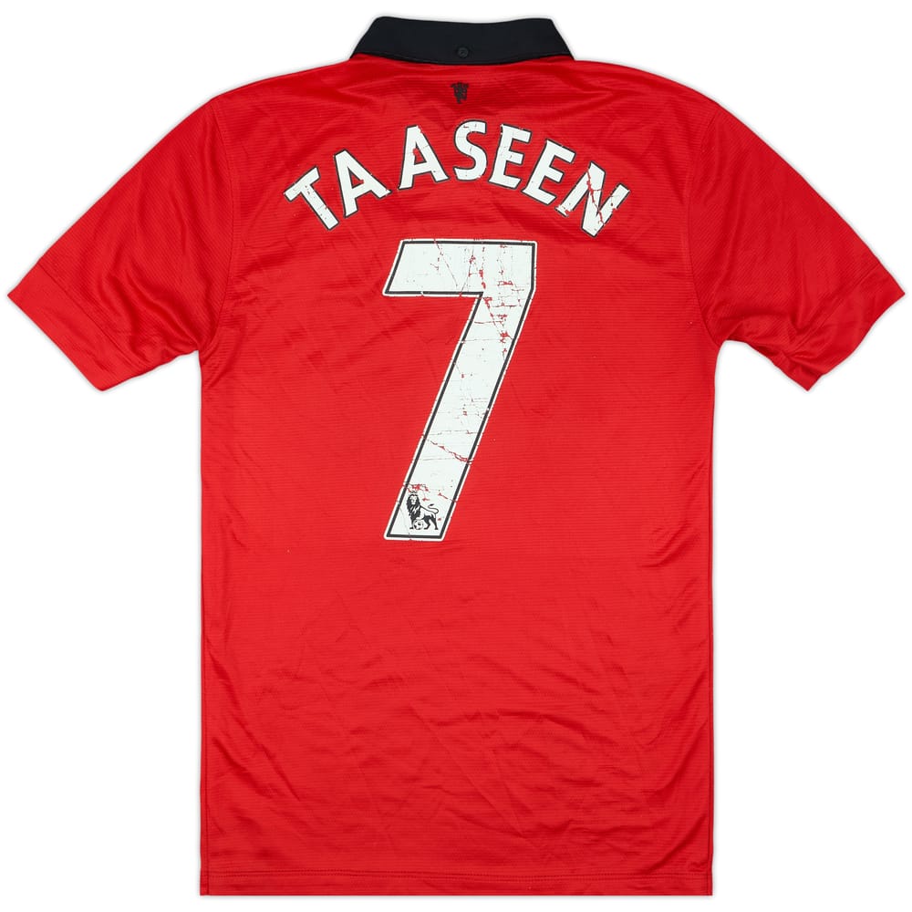 2013-14 Manchester United Home Shirt Taaseen #7 - 4/10 - (S)