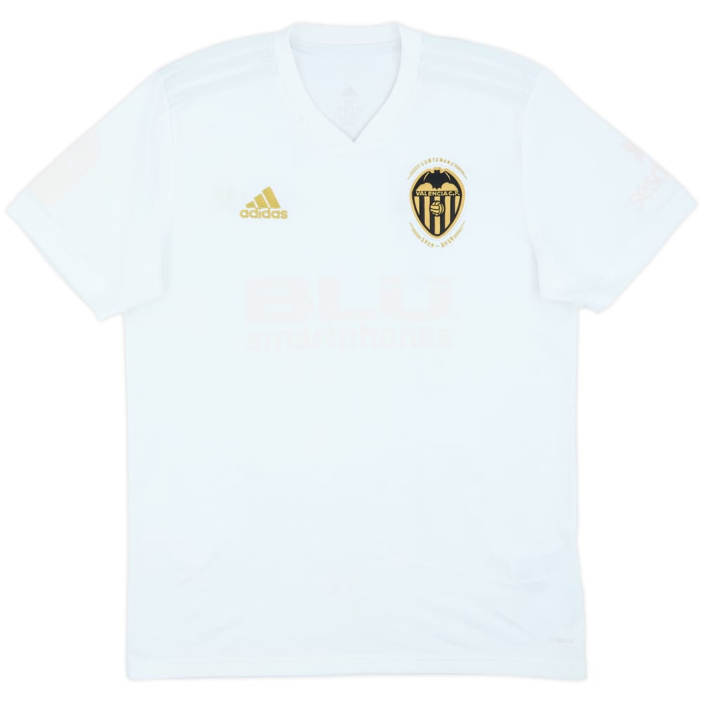 2018-19 Valencia Centenary Home Shirt - 4/10 - (M)