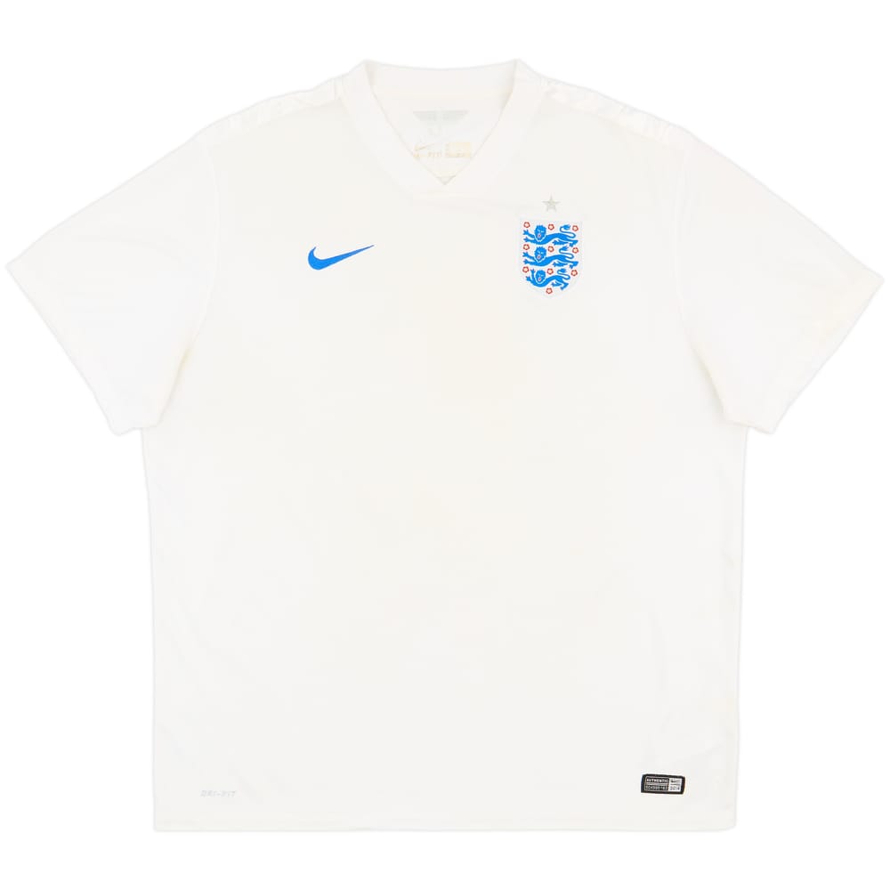 2014-15 England Home Shirt - 4/10 - (XXL)