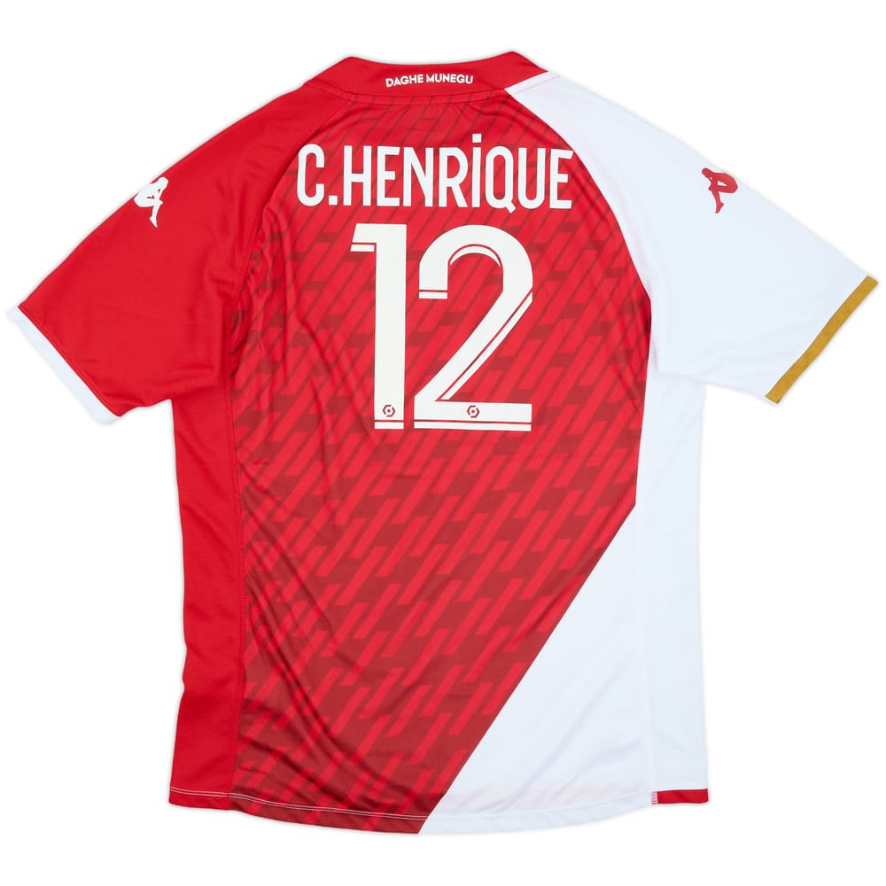 2022-23 Monaco Home Shirt C. Henrique #12 - 10/10 - (L)