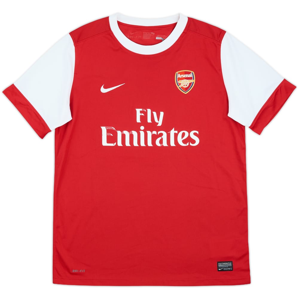 2010-11 Arsenal Home Shirt - 5/10 - (XL.Boys)