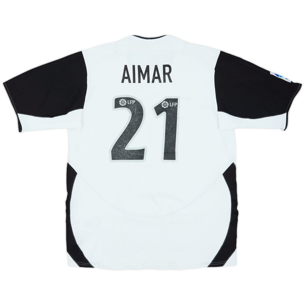 2003-04 Valencia Home Shirt Aimar #21 - 7/10 - (XL.Boys)