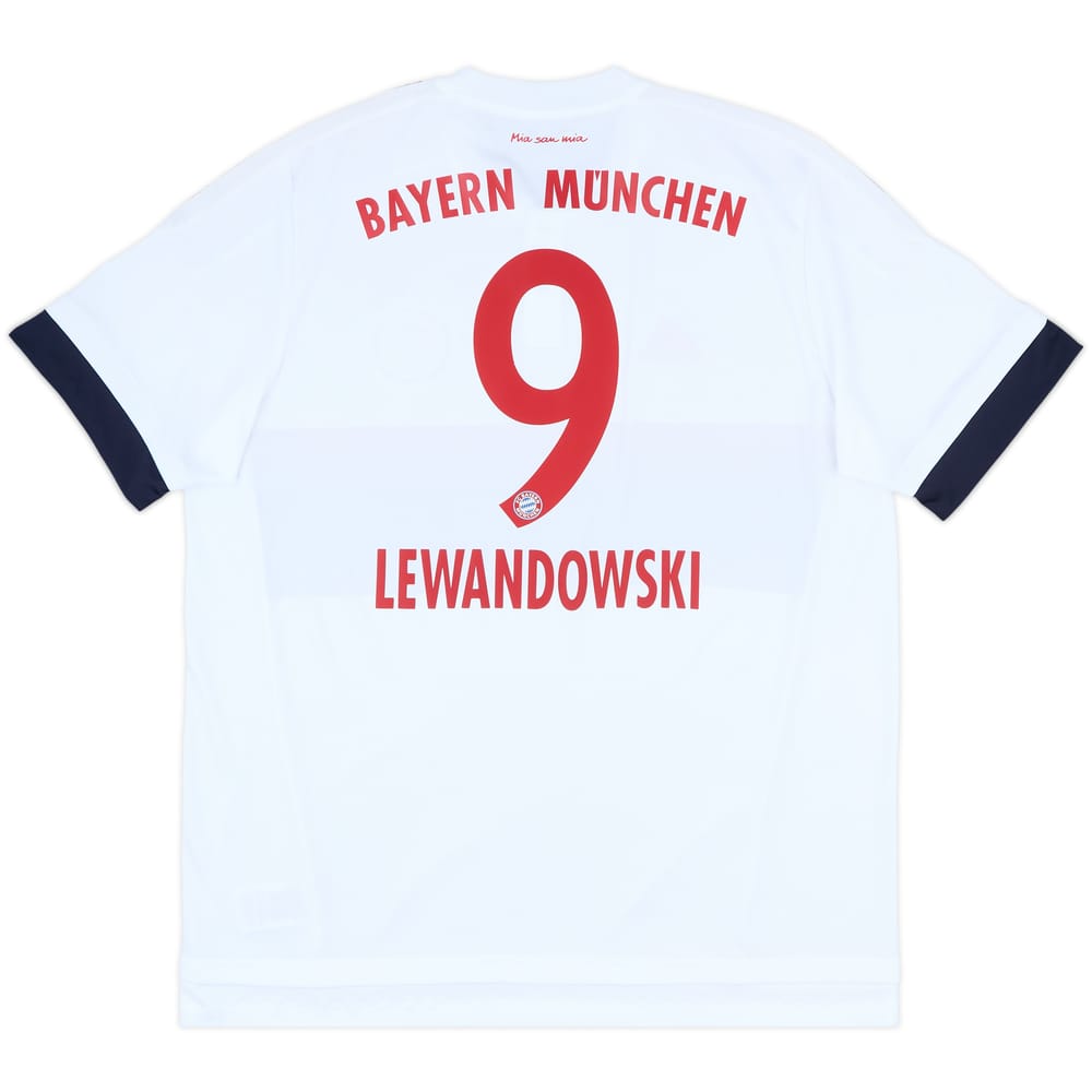 2015-16 Bayern Munich Away Shirt Lewandowski #9 - 9/10 - (XL)