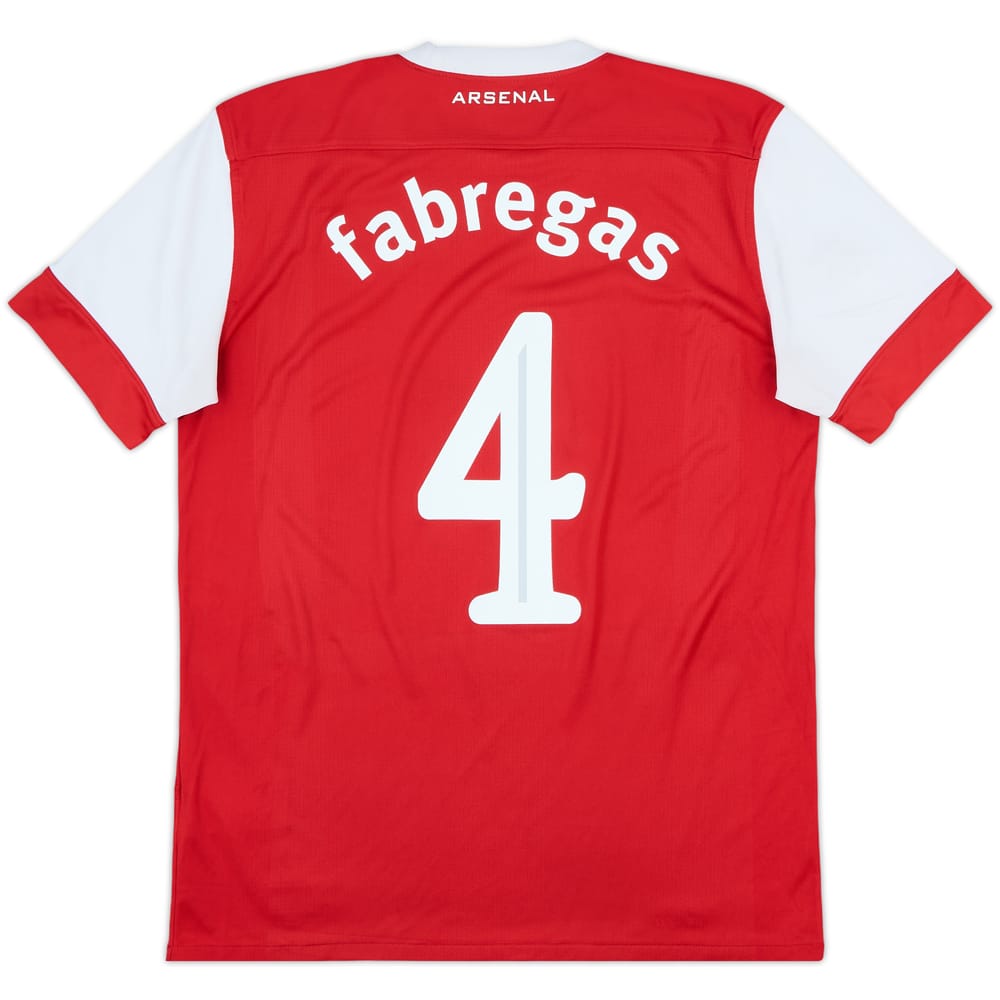 2010-11 Arsenal Home Shirt Fabregas #4 - 7/10 - (M)