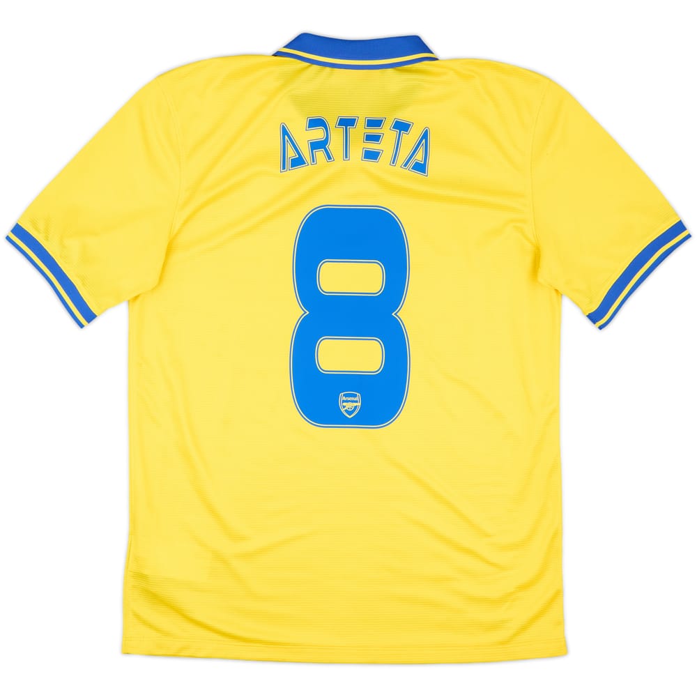 2013-14 Arsenal Away Shirt Arteta #8 - 8/10 - (M)