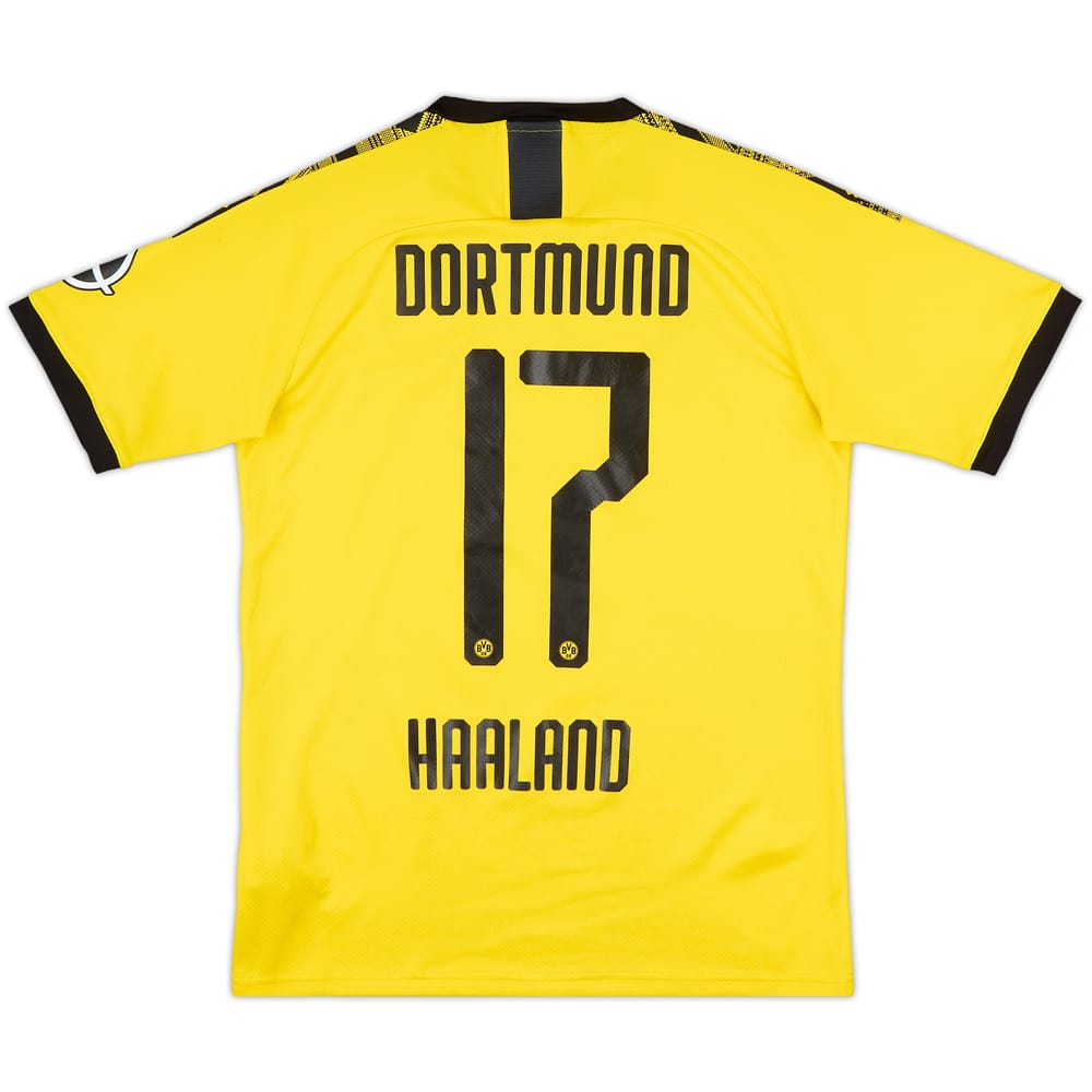 2019-20 Borussia Dortmund Home Shirt Haaland #17 - 8/10 - (S)