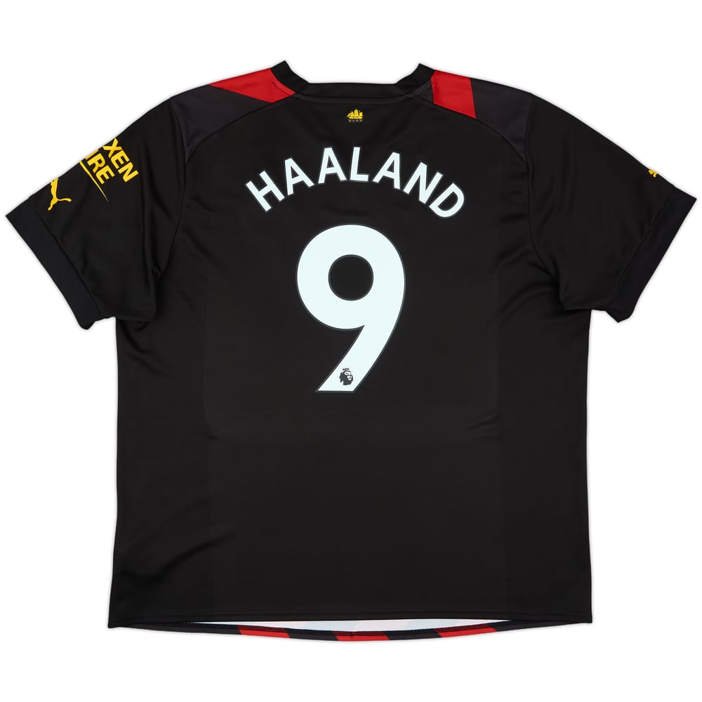 2022-23 Manchester City Away Shirt Haaland #9 - 9/10 - (XXL)